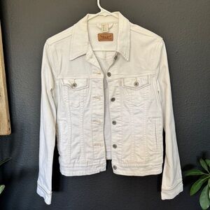 Levi’s White Denim Trucker Jacket